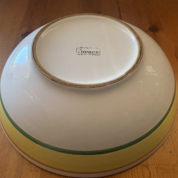 The Strata Group The Source Serving Bowl 12.25" Dia Made in Italy Hand Painted - Picture 2 of 3